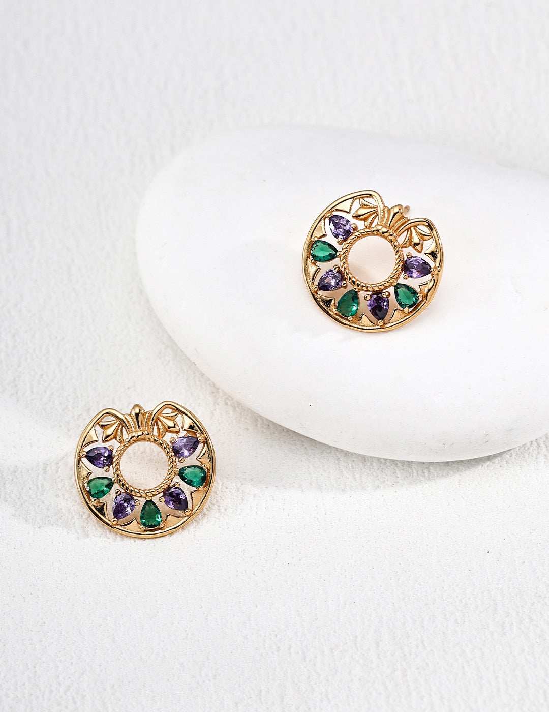Monet Garden S925 Silver Earrings
