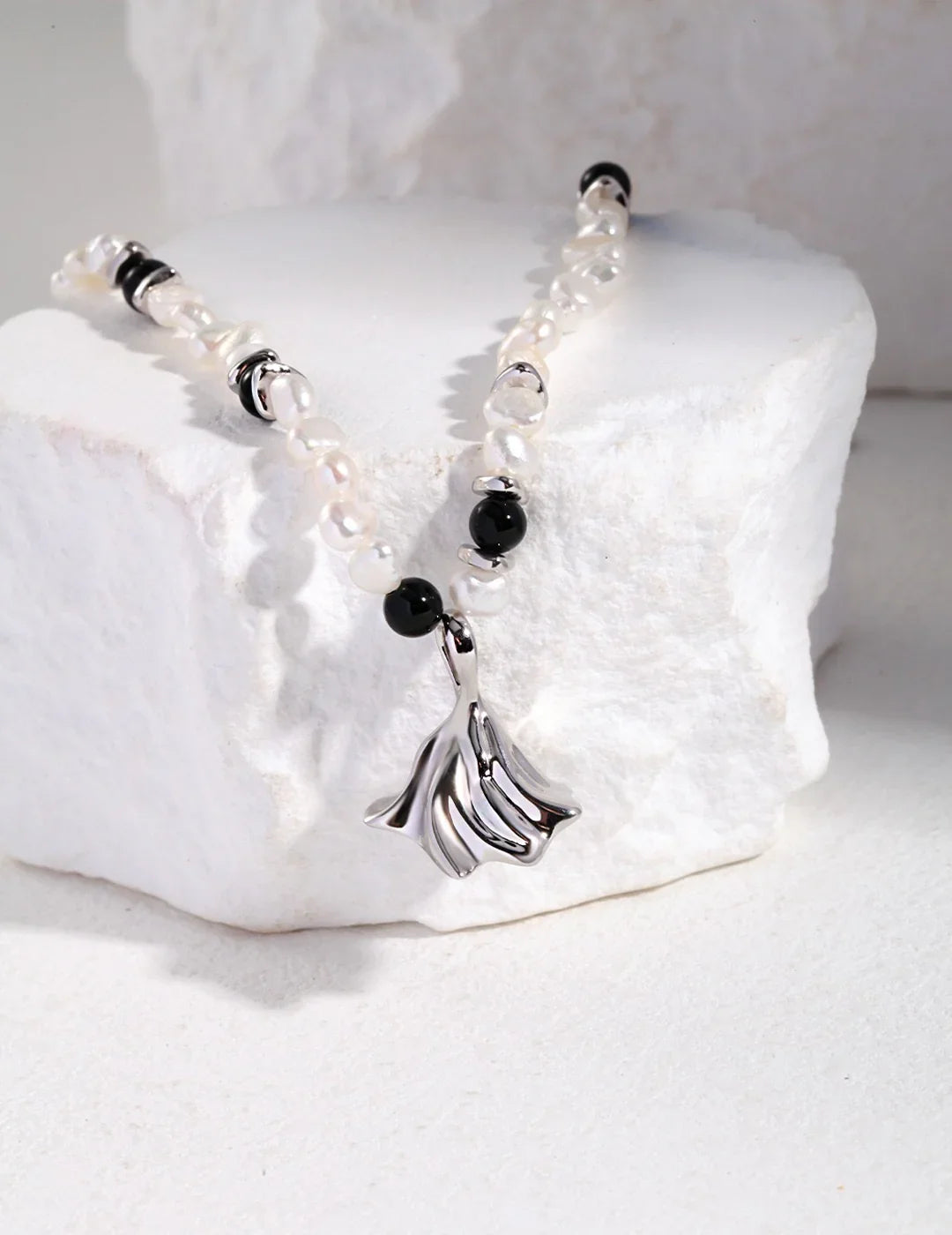 Perlenkette aus Sterlingsilber der Kollektion „Tanz“