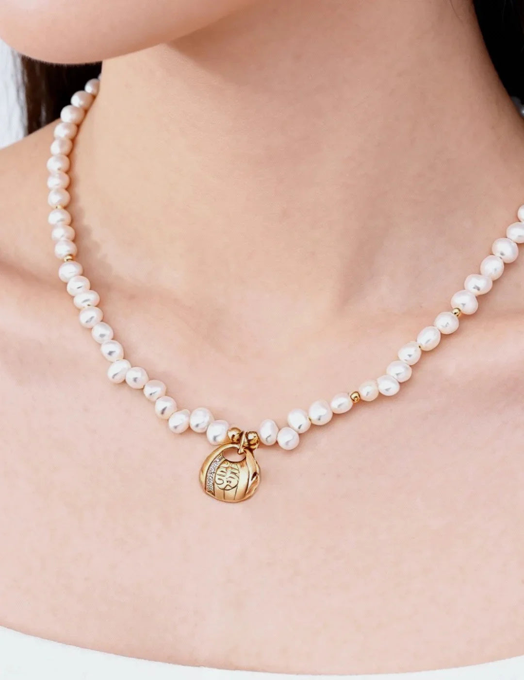 Natural Pearl Fortune Necklace