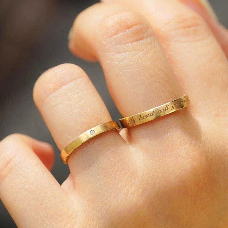 2026 New Original Open Couple Rings | Valentine's Day Feb 14 Special Edition