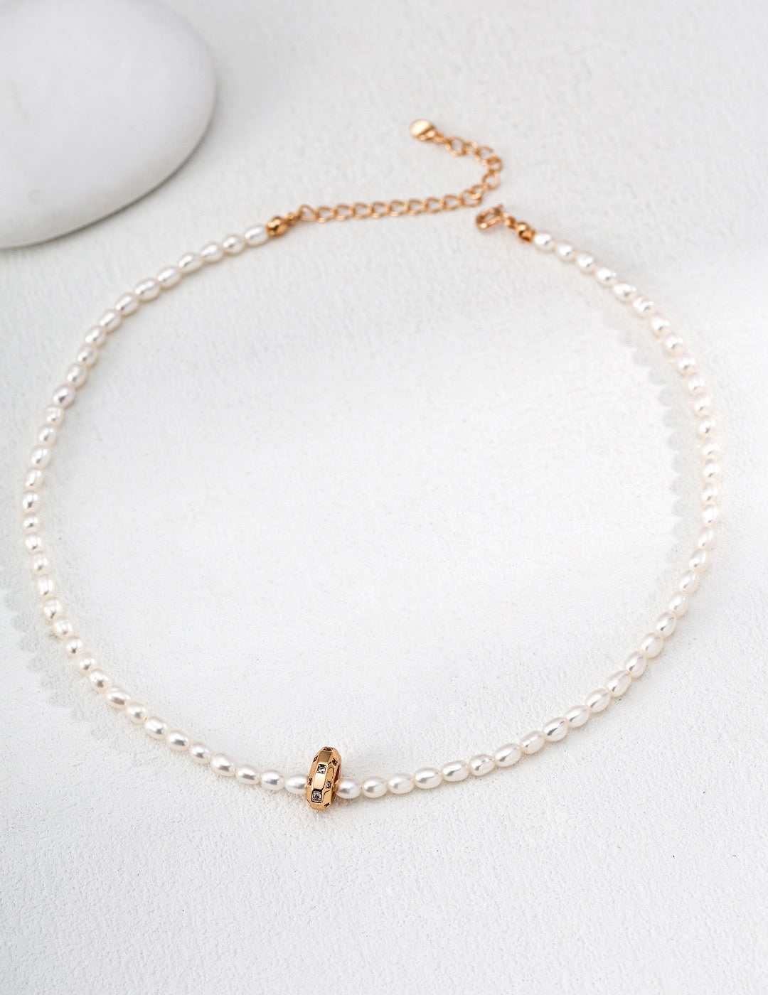 Minimalist Geometric Zircon Pendant