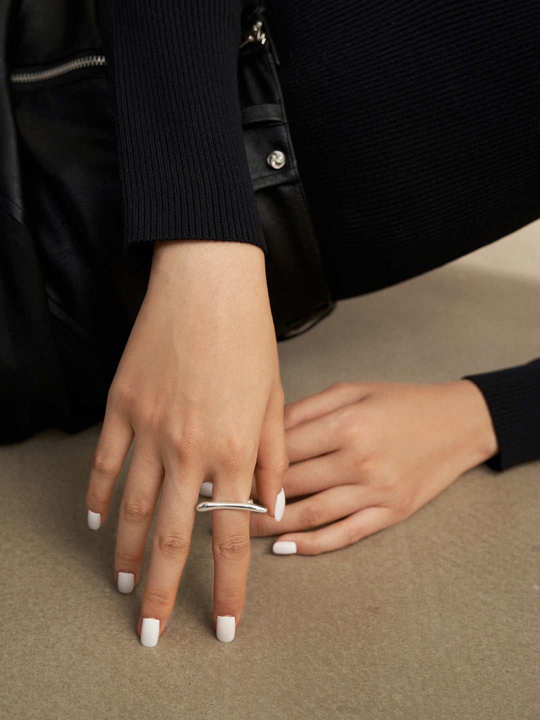2016 New Original Liquid Flow Silver Ring | Water-Inspired