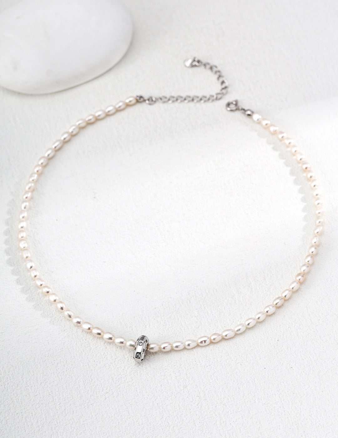Minimalist Geometric Zircon Pendant