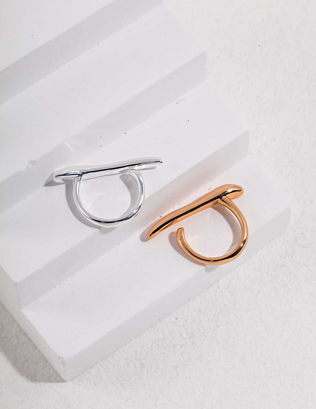 2016 New Original Liquid Flow Silver Ring | Water-Inspired
