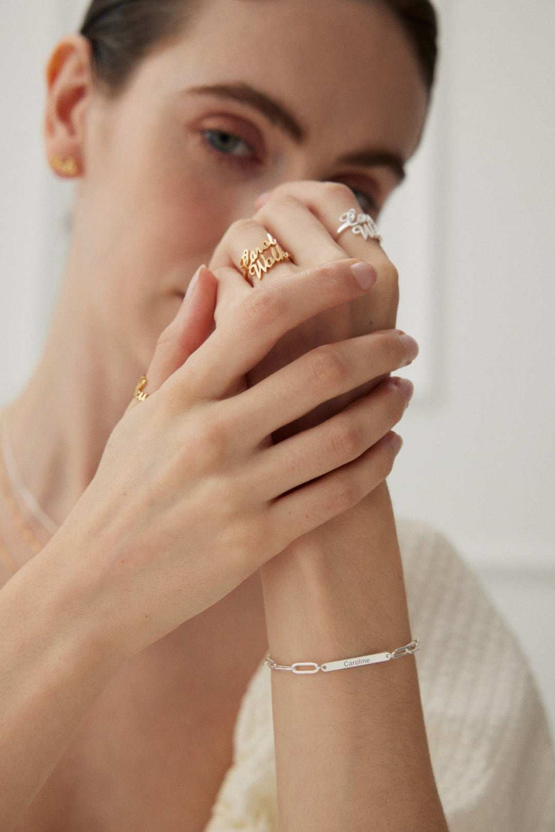 Personalized Zodiac Silver Ring