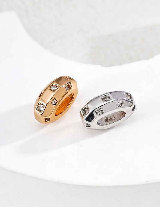 Minimalist Geometric Zircon Pendant Necklace - S925 Silver Pearl Accent Urban Style