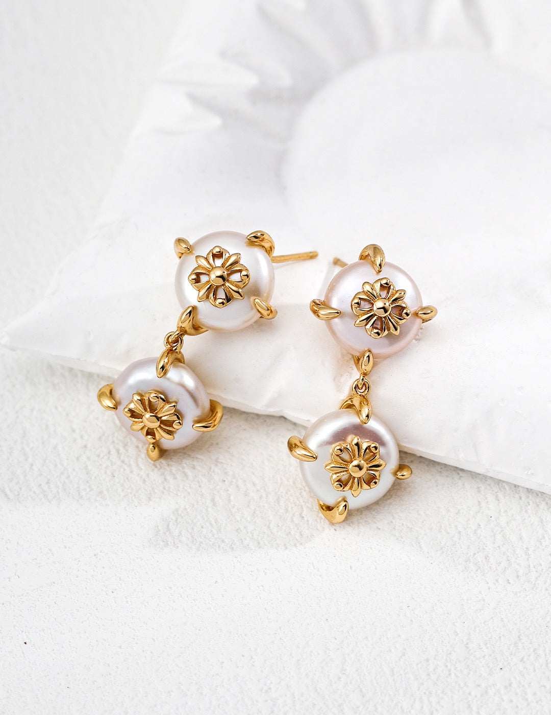 Vintage Natural Pearl Earrings