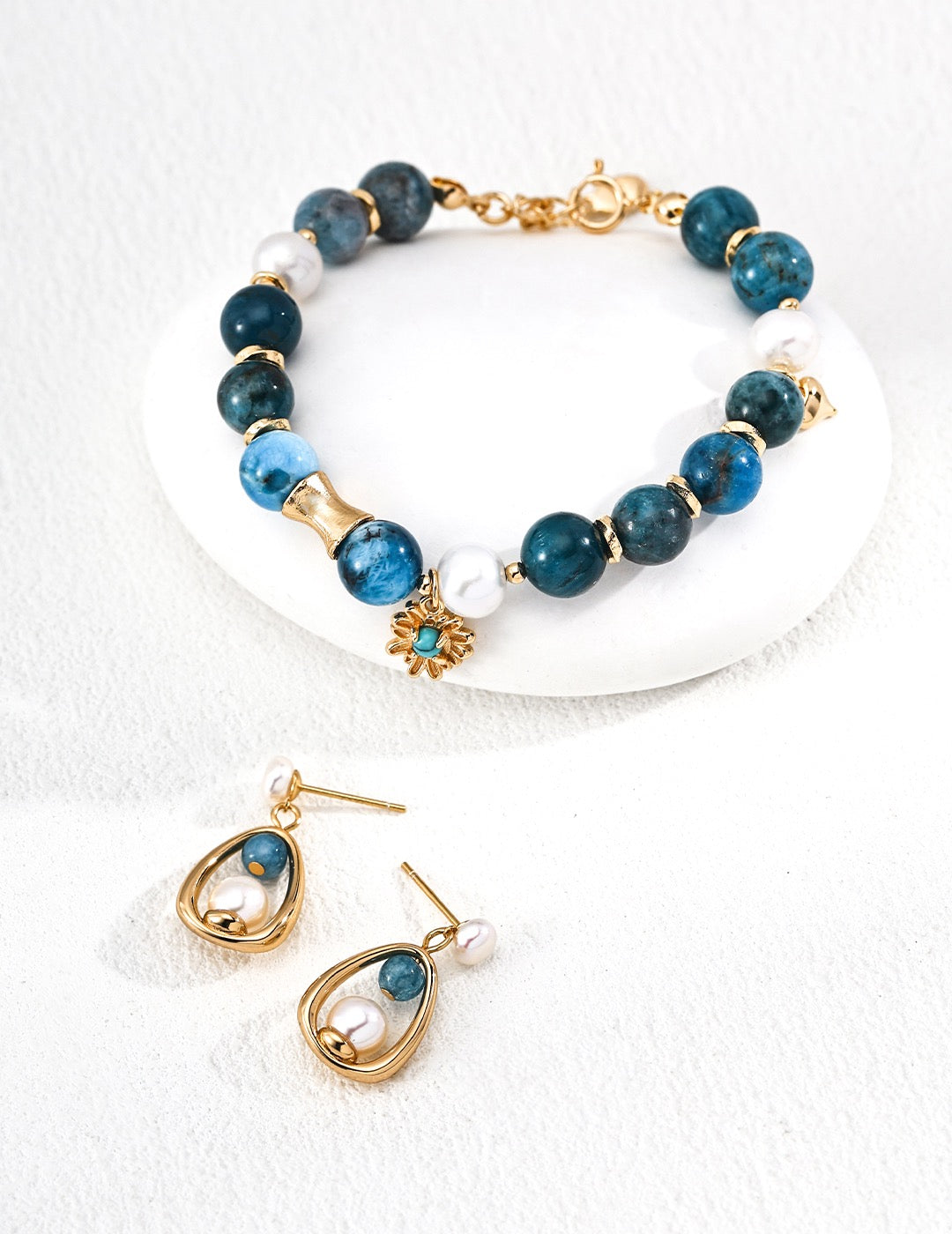 S925 Silver Lantern Inspired Pearl Earrings | Vintage Gold & White Gold