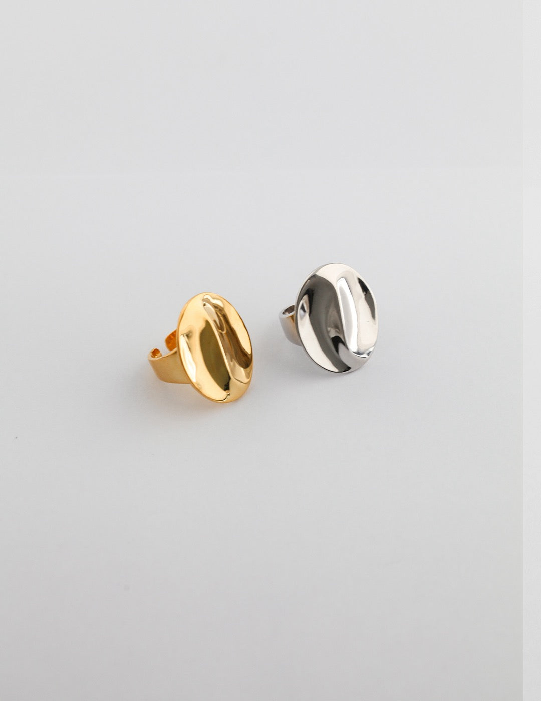 2026 New S925 Silver Wide Band Plain Ring | Minimalist Metallic Finish