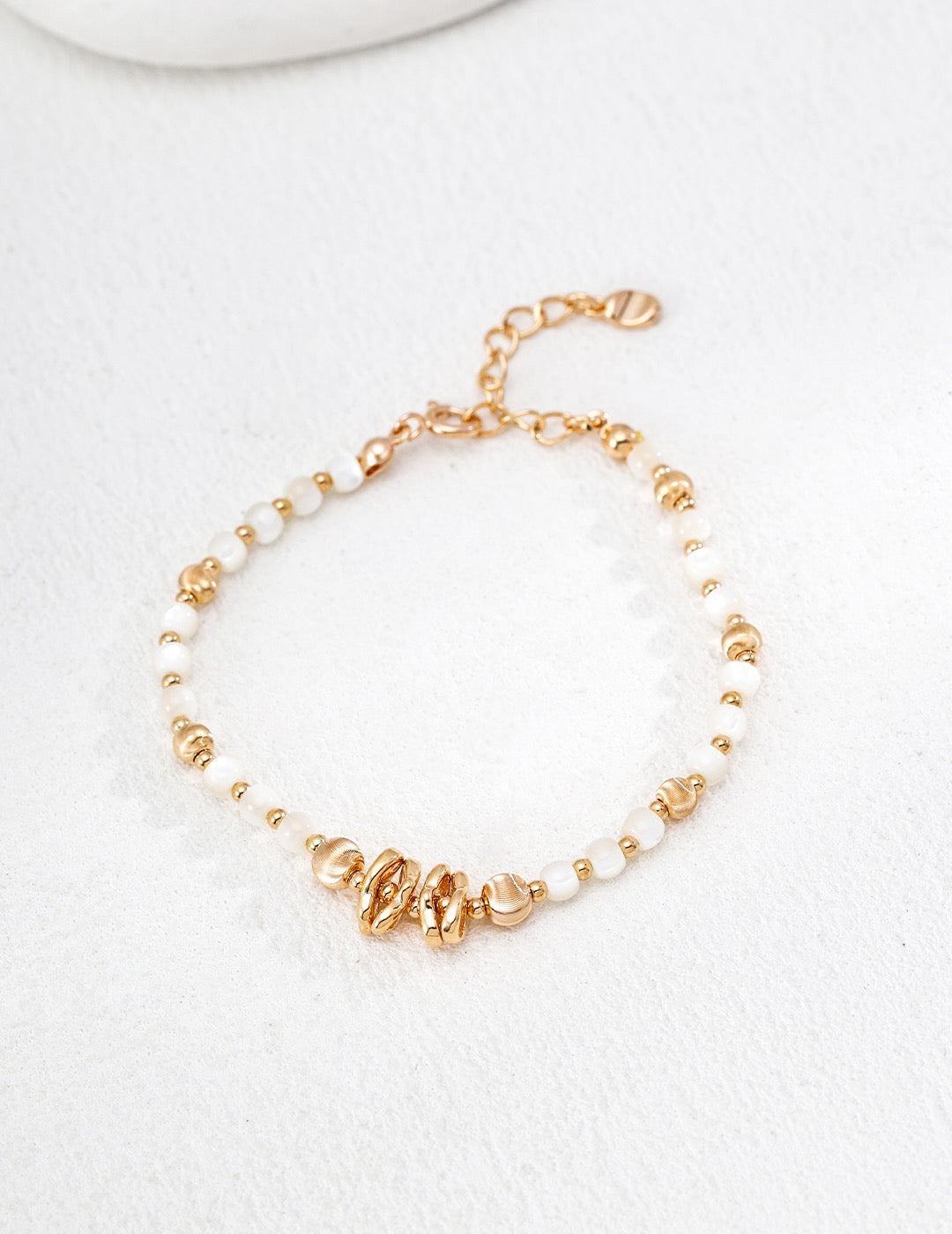 Vintage Mother of Pearl Bracelet S925 Silver