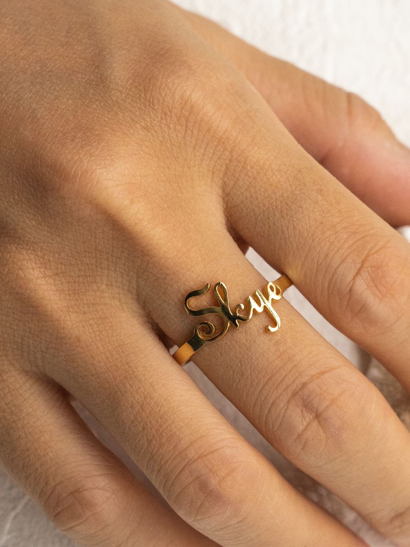 Personalized Zodiac Silver Ring | Custom Name Engraved - Sweet Saga