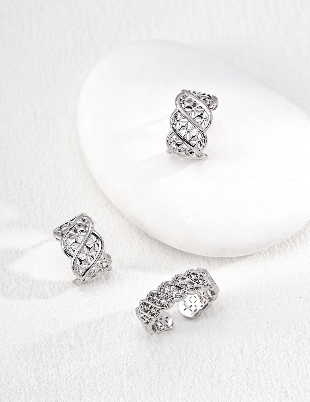 S925 silver Chinese totem ring