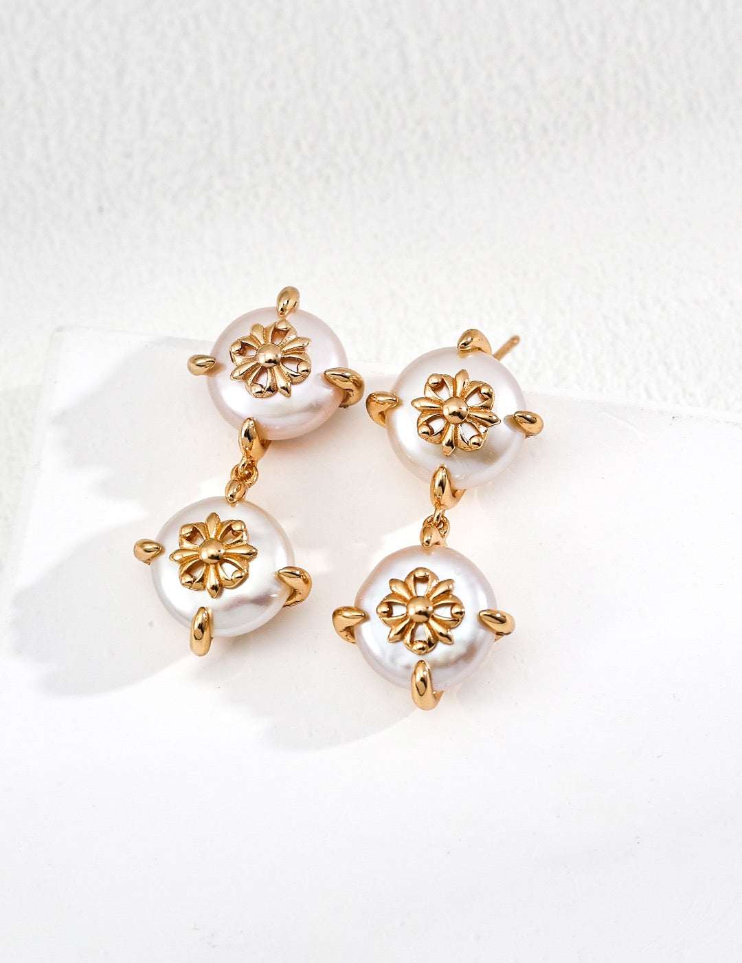 Vintage Natural Pearl Earrings